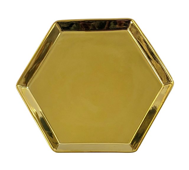 Hex Gold Plate